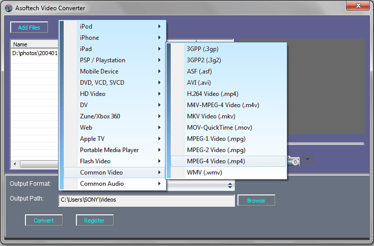 GoPro to PC video converter