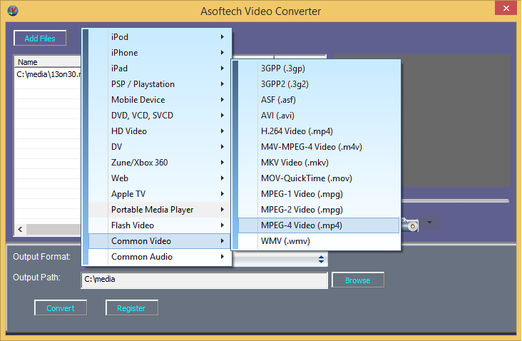 Convert AVI video for Mac