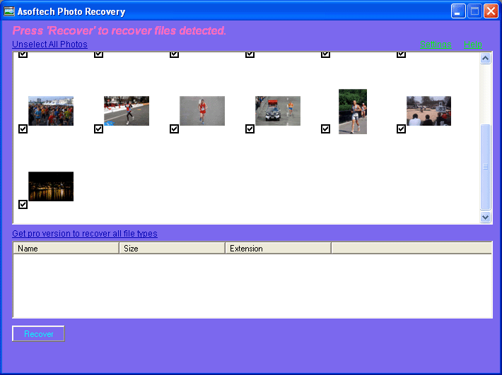 Software di recupero foto USB
