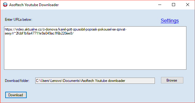 aktualne video downloader