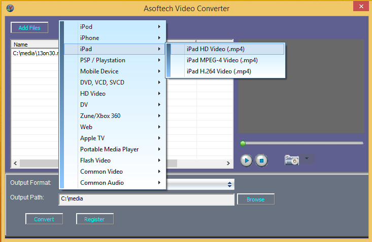 iPad video converter