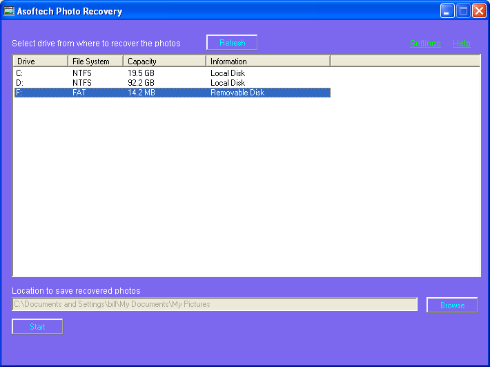 Logiciel de rcupration de photo de l'ordinateur Lenovo