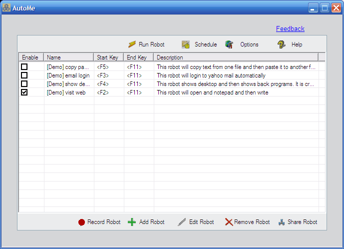 AutoMe screenshot AutoMe screenshot