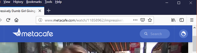 Metacafe video address