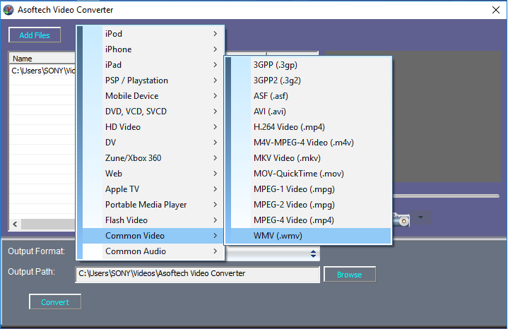 mov to wmv converter