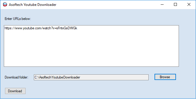 Online video downloader