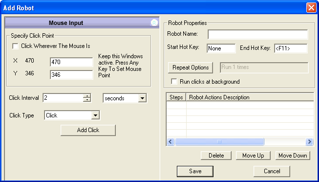 using lamalab automate for autoclick buttons